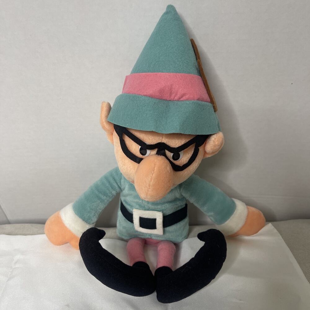 Vintage STUFFINS Rudolph Island of Misfit Toys Tall Elf Plush 14” Stuffed Animal